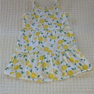 Cat & Jack Yellow Patterned Dress